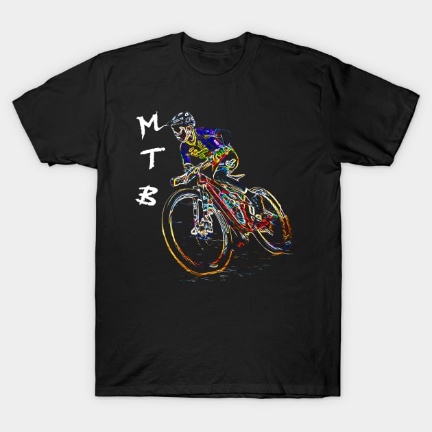 mtb T-Shirt by rickylabellevie